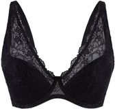 LingaDore DAILY Triangel plunge BH Zwart 75F