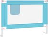 VidaXL Bedhekje peuter 90x25 cm stof blauw