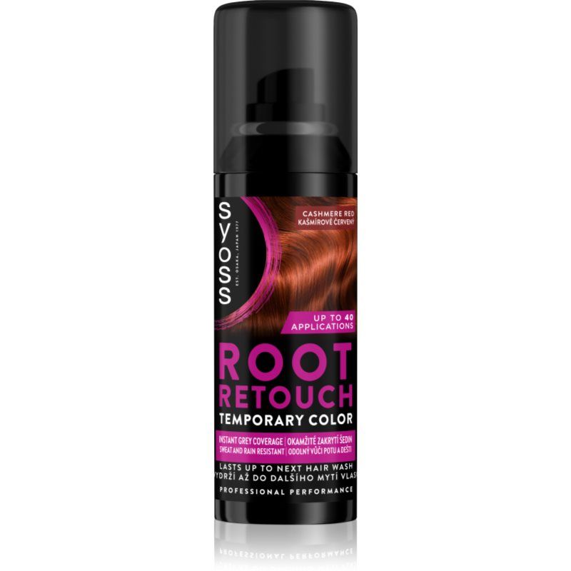 Syoss Root Retoucher spray do maskowania odrostów Kaszmirowa Czerwień 120ml