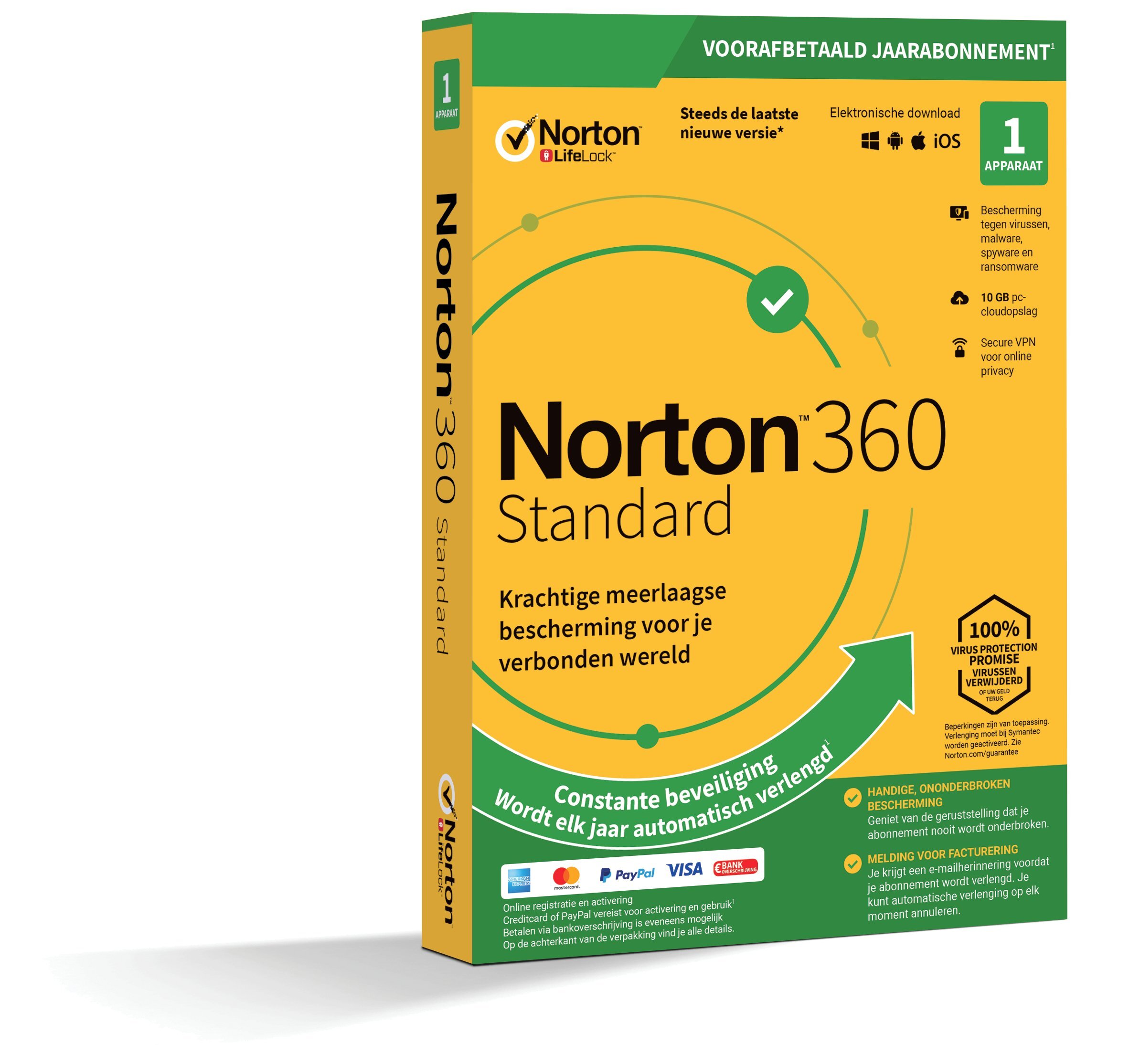 Norton 360 Standard for 1 PC or Mac - 1 Year Subscription