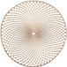 Zeller placemats - 8x - rond - mandala - goud - 38 cm - onderleggers