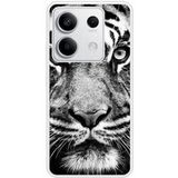 Xiaomi Redmi Note Tigre blanc et noir Verstevigd hoesje met sublimatie bedrukking