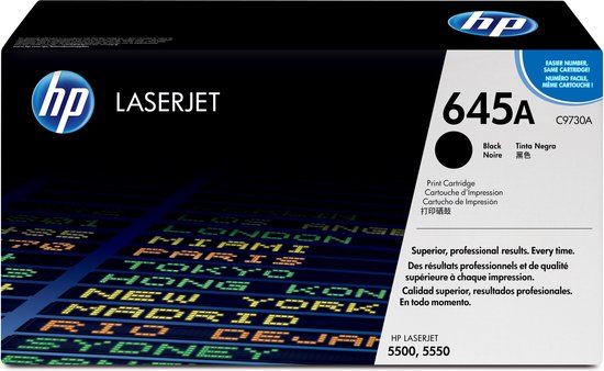 HP 645A Black Toner Cartridge - Original
