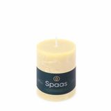 Spaas Bougie rustique ± 35 heures de combustion Ivoire