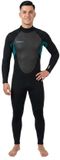 O'Neill Reactor-2 3/2 Mm combinaison de plongée avec manches longues et zip dans le dos noir M homme