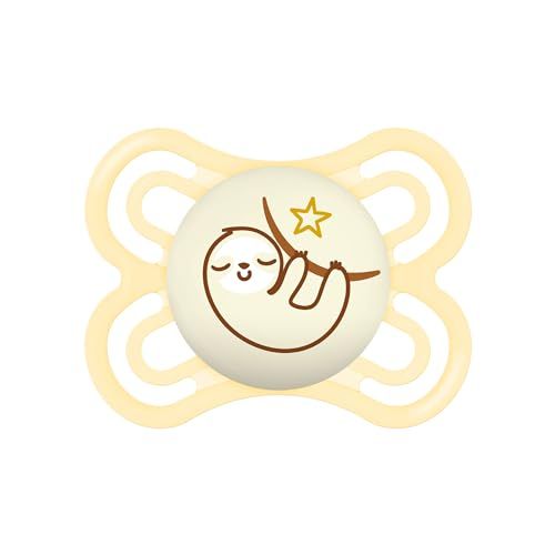 MAM Perfect Night Silicone Pacifier, 2-6 Months - Neutral