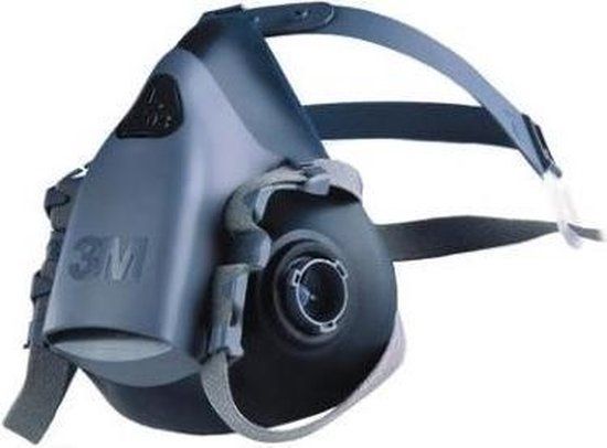 3M Halfgelaatsmasker 7502 siliconen, M