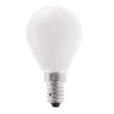 Opaal LED filament lamp, Mini-bolvormig P45, 6W / 806lm, E14 fitting, 3000K