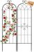 VEVOR Klimrek, 180x52,5 cm, 2-pack, Metalen klimrek met poedercoating en vergrendelingsmechanisme, klimsteun, tuinrek, plantensteun voor bloemen, groenten en rozen