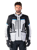 Alpinestars Veste Bogota' Pro Drystar® Ice Gray Black Cyan