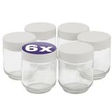 6 Clatronic 6 reserveglazen voor JM 3344 transparant