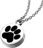 Hemelwinkel Luxe Ashanger - met Ketting - Voor As, Haren of Parfum - Assieraad - As Ketting - Gedenksieraad - Urn - Incl. As vuller en Opbergzakje - Dog Lover