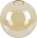 Haga Lampenkap Haga, honingkleurig, grote bol, 17,5 cm – elegante glazen lampenkap voor warme verlichting in huis