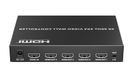 PremiumCord Controller videowall HDMI 1-4, UHD 4K 2160p 60Hz, Full HD 1080p, 8 weergavemodi, HDMI 2.0, HDCP 2.2, RS232, DIP-switch, metalen behuizing, zwart