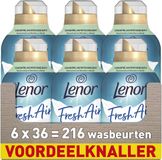 Lenor Fresh Air Wasverzachter - Noorderlicht - 6 x 36 Wasbeurten