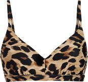 Protest MIXAdairu Beugel bikini top Dames - B&C&D-cup - Vaste vulling - Gespsluiting - Normale pasvorm - Bruin