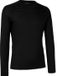 GripGrab Merino Blend Thermal Lange Mouw Herfst Winter Fiets Ondershirt Thermoshirt met Merinowol - Zwart - Heren - Maat XXL