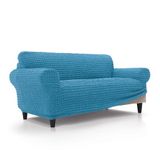 FAVERTI® Bankhoes voor 2-zits, zeer elastisch, van 140 tot 180 cm, model Buffali, lichtblauw