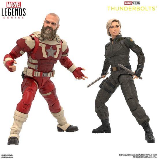 Hasbro Marvel Legends Action Figure 2-Pack Yelena Belova & Red Guardian 15 cm