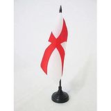 AZ FLAG Tafelvlag Orde van de Tempeliers 15x15 cm