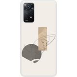 Xiaomi Bedrukt siliconen hoesje compatibel met Redmi Note 11 Pro, Xiaomi Redmi Note 11 5G Sahara