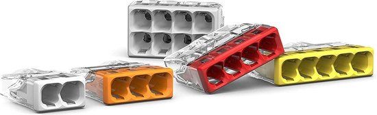 Originele WAGO 887-953 Assortiment verbindingsklemmen Flexibel: - Massief: 0.50-2.50 mm² 1 set(s)