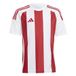 adidas uniseks-kind Striped 24 Jersey Kids Shirt, white/team power red 2, 9-10 Years