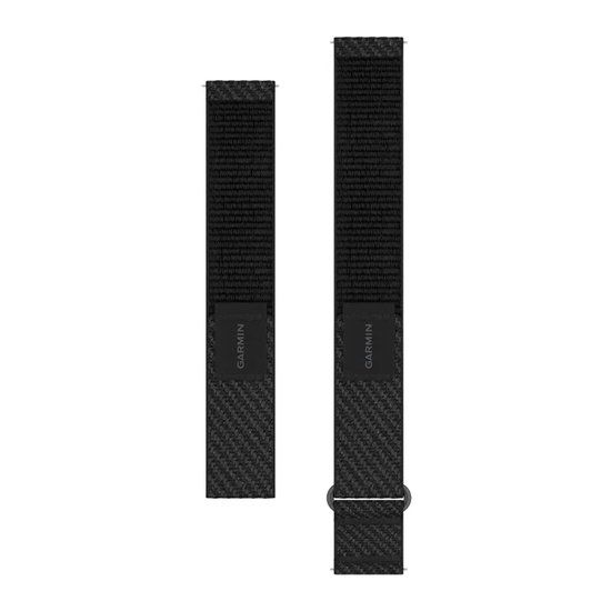 Garmin Nylon bandje - Zwart