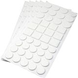 Adsamm® 220 x Viltglijders Wit Verschillende Maten Ø 28 mm Ø 20 mm 25x25 mm 3,5 mm Dikke Zelfklevende Vilten Meubelglijders Topkwaliteit