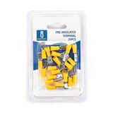 Voorgeïsoleerde klem MDD2-250 geel - 20 stuks per blisterkaart