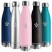 Vikaster Thermosfles, 750 ml, lekvrij, 0,75 l, BPA-vrij, herbruikbaar, roestvrij staal, voor camping, yoga, gym, fitness, reizen, outdoor