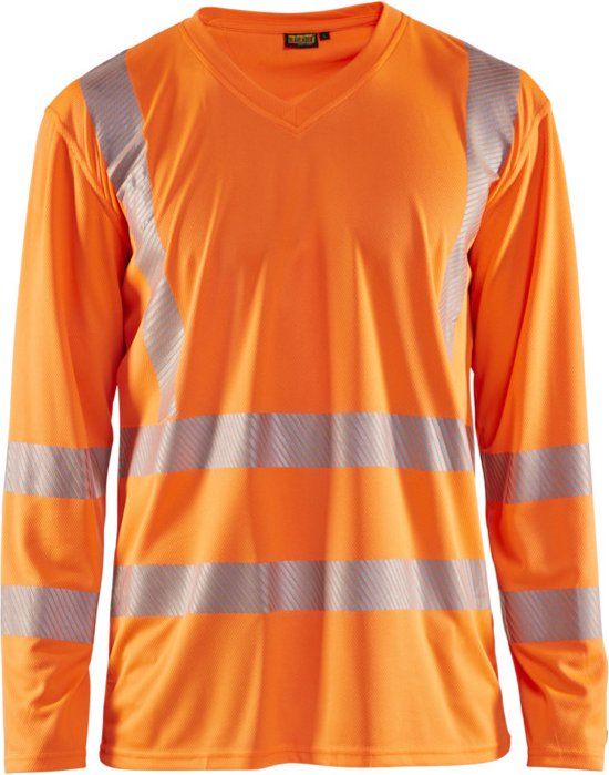 Blåkläder UV-T-shirt lange mouw High Vis 3385-1013 - High Vis Oranje - S