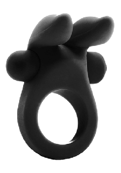 Mjuze - Bunny Cock Ring - Black