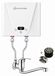 Domotechnika | Mini-chauffe-eau électrique - 3,5 kW - 21 x 15 x 5 cm - Robinetterie sans pression - Bec de 20 cm et 30 cm