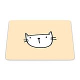 Bonamaison, Tapis de souris imprimé numérique Pop Art rectangulaire, dessous antidérapant, pour bureau et maison, taille : 22x18 cm
