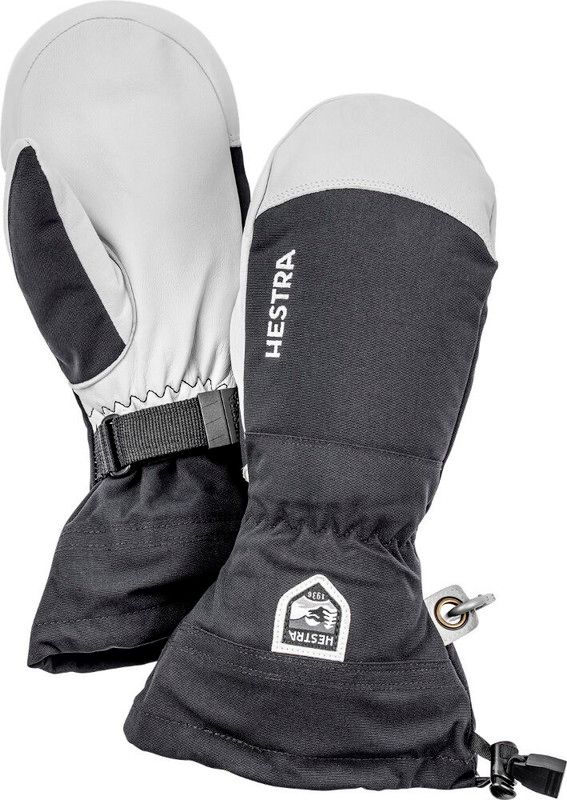 Hestra Army Leather Heli Ski Handschoenen wit/zwart 2018 11