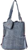 Desigual Torio Backpack Mini Denim Raw blauw