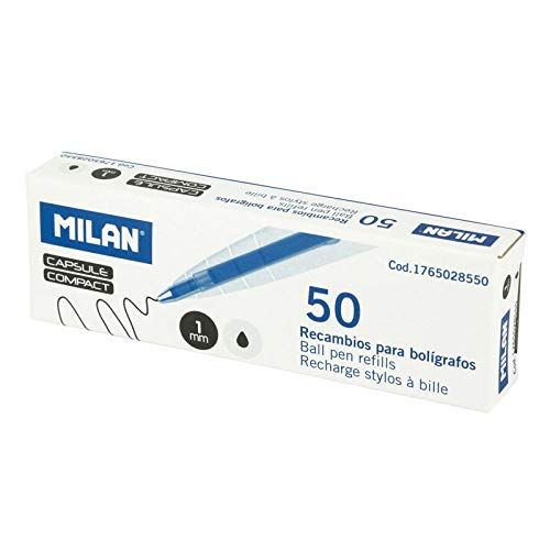 MILAN Box 50 vullingen CAPSULE en COMPACT zwart - 8411574074526