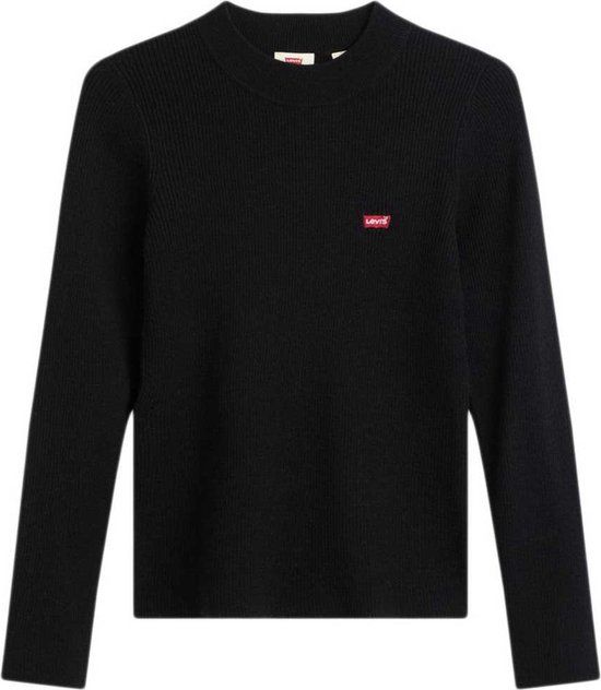 Levi's Crew Rib Sweatshirt Zwart - Vrouwen - Maat M