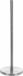 Bellatio design Reserverolhouder - zilverkleurig - 5 rollen - RVS - 45 cm - wc rolhouder - toiletrolhouder
