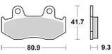 TRW MCB685SRM Plaquettes de frein frittées