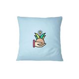Bona Basics Decoratieve kussenhoes Lichtblauw 45x45 cm