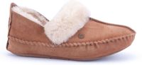Warmbat Barrine Suede Dames Pantoffels - Cognac