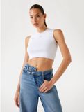 Guess Alexia Tank Top - Vrouwen - Wit - Maat S