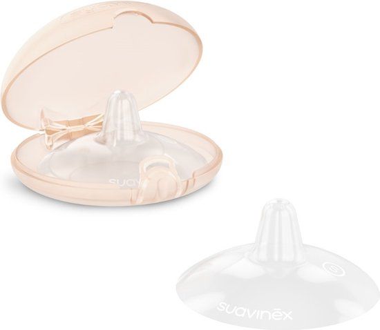 Suavinex Zero.Zero Silicone Tepelbeschermers Small 2 Stuks - Transparant