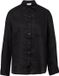 s.Oliver Blouse Zwart Linnen Lange Mouw Regular Fit Vrouwen 46