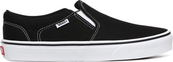 Vans MN Asher (Canvas) Black/White - Maat 44 - Heren Sneakers