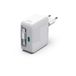 Hama 00201956 Snellader - 2x USB-C - 30W - Wit