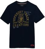 Superdry Vintage Prep Relaxed T-shirt Heren L Donkerblauw
