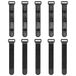 Trilancer Elastische Bevestigingsriemen met Antislipstroken, 15cmx2.5cm (10 Pack)